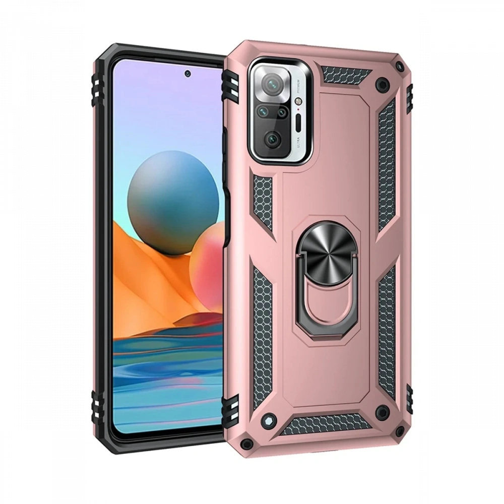 KILIFINI SEÇ - Xiaomi Redmi Note 10 Pro Kılıf Sofya Yüzüklü Silikon Kapak