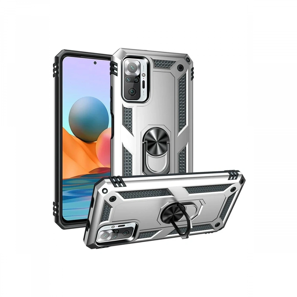 KILIFINI SEÇ - Xiaomi Redmi Note 10 Pro Kılıf Sofya Yüzüklü Silikon Kapak
