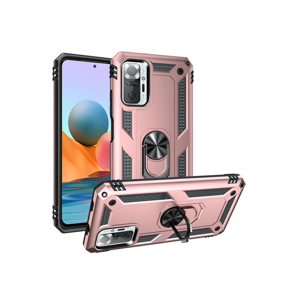 KILIFINI SEÇ - Xiaomi Redmi Note 10 Pro Kılıf Sofya Yüzüklü Silikon Kapak