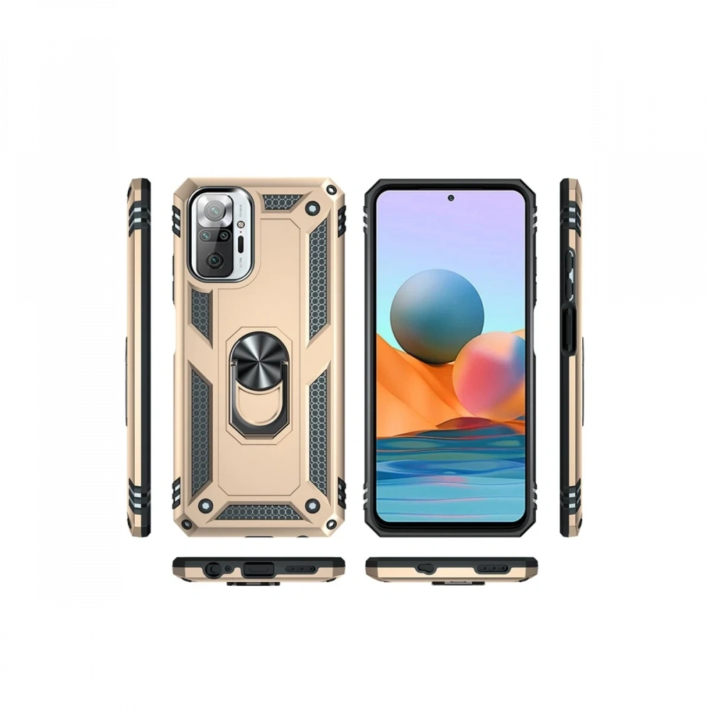 KILIFINI SEÇ - Xiaomi Redmi Note 10 Pro Kılıf Sofya Yüzüklü Silikon Kapak