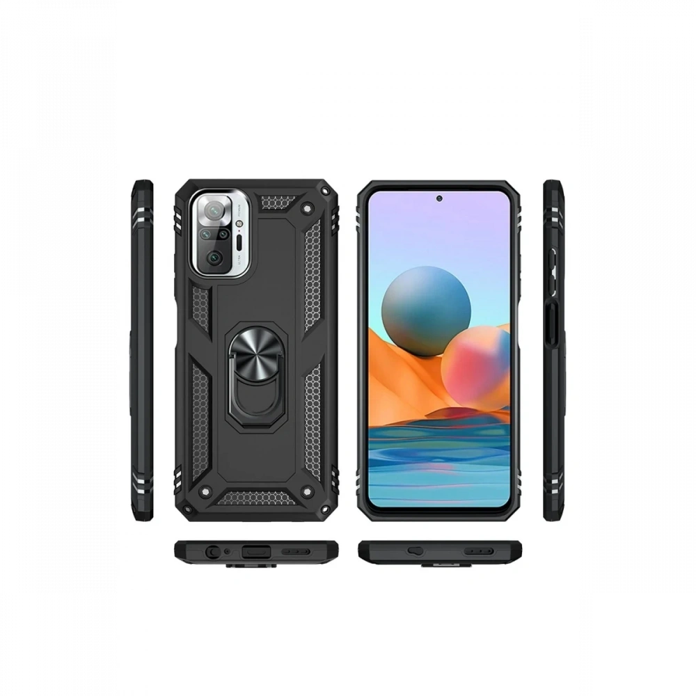 KILIFINI SEÇ - Xiaomi Redmi Note 10 Pro Kılıf Sofya Yüzüklü Silikon Kapak