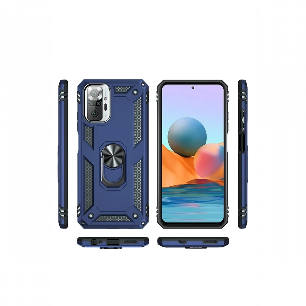 KILIFINI SEÇ - Xiaomi Redmi Note 10 Pro Kılıf Sofya Yüzüklü Silikon Kapak