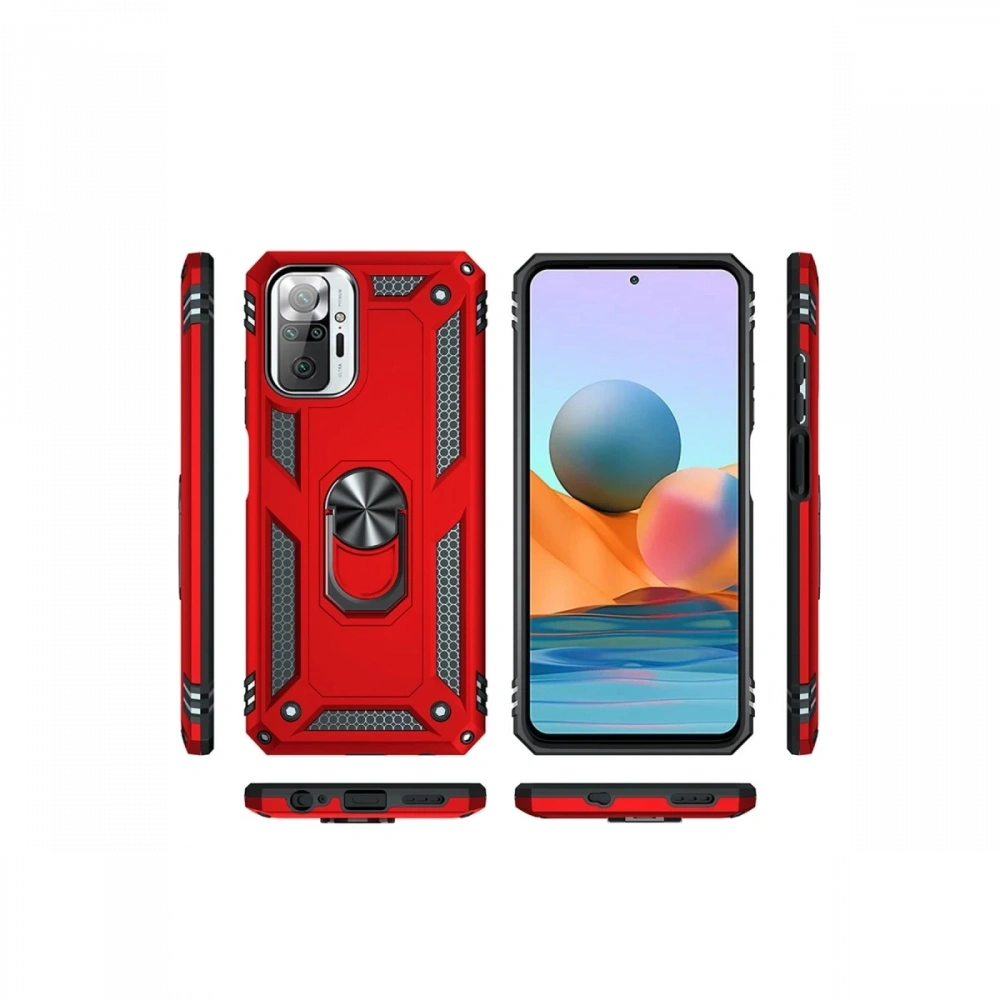 KILIFINI SEÇ - Xiaomi Redmi Note 10 Pro Kılıf Sofya Yüzüklü Silikon Kapak