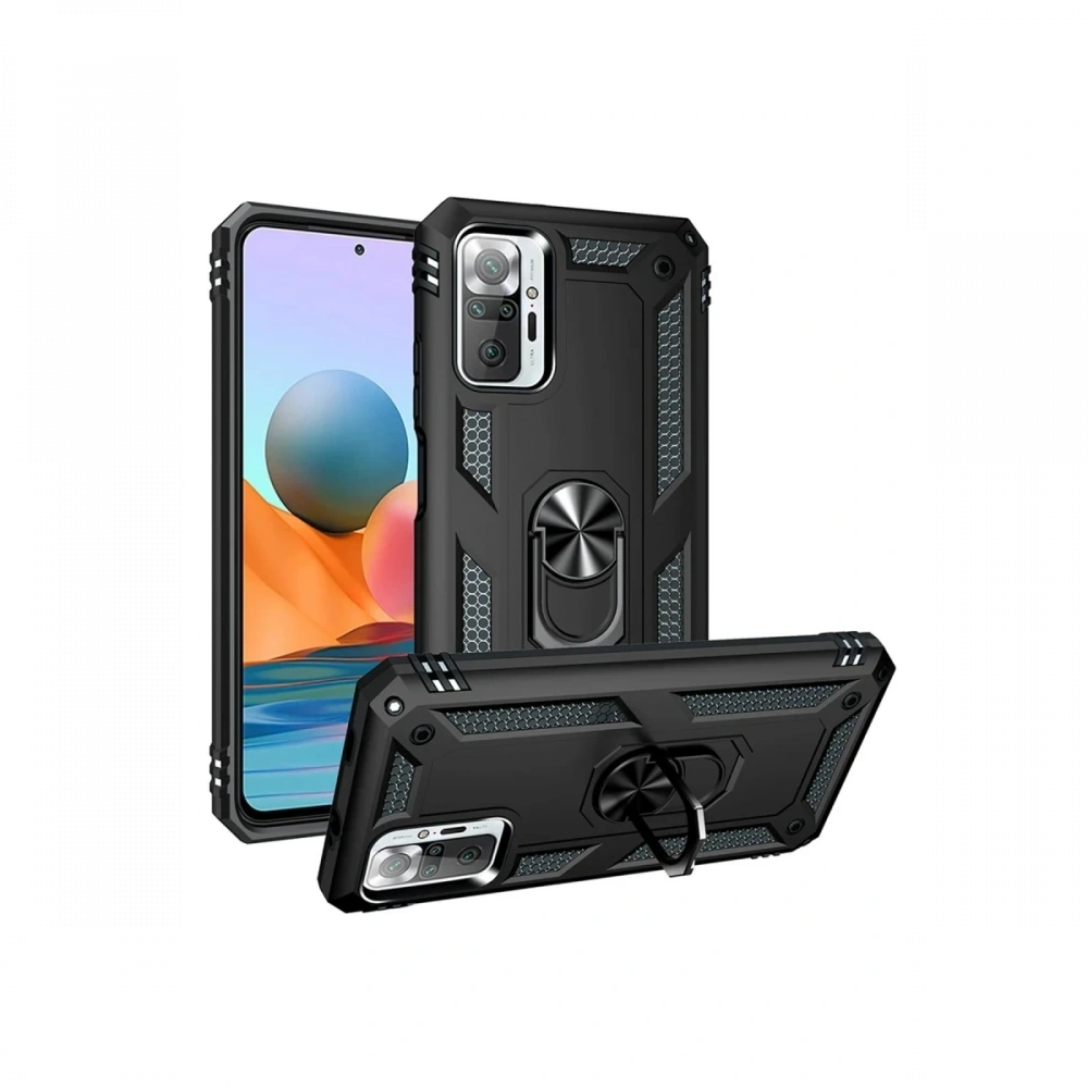 KILIFINI SEÇ - Xiaomi Redmi Note 10 Pro Kılıf Sofya Yüzüklü Silikon Kapak