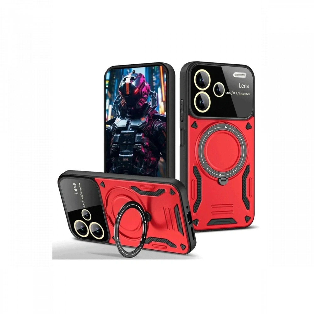 Newface Xiaomi Redmi Note 13 Pro Plus Joy Lens Standlı Kapak