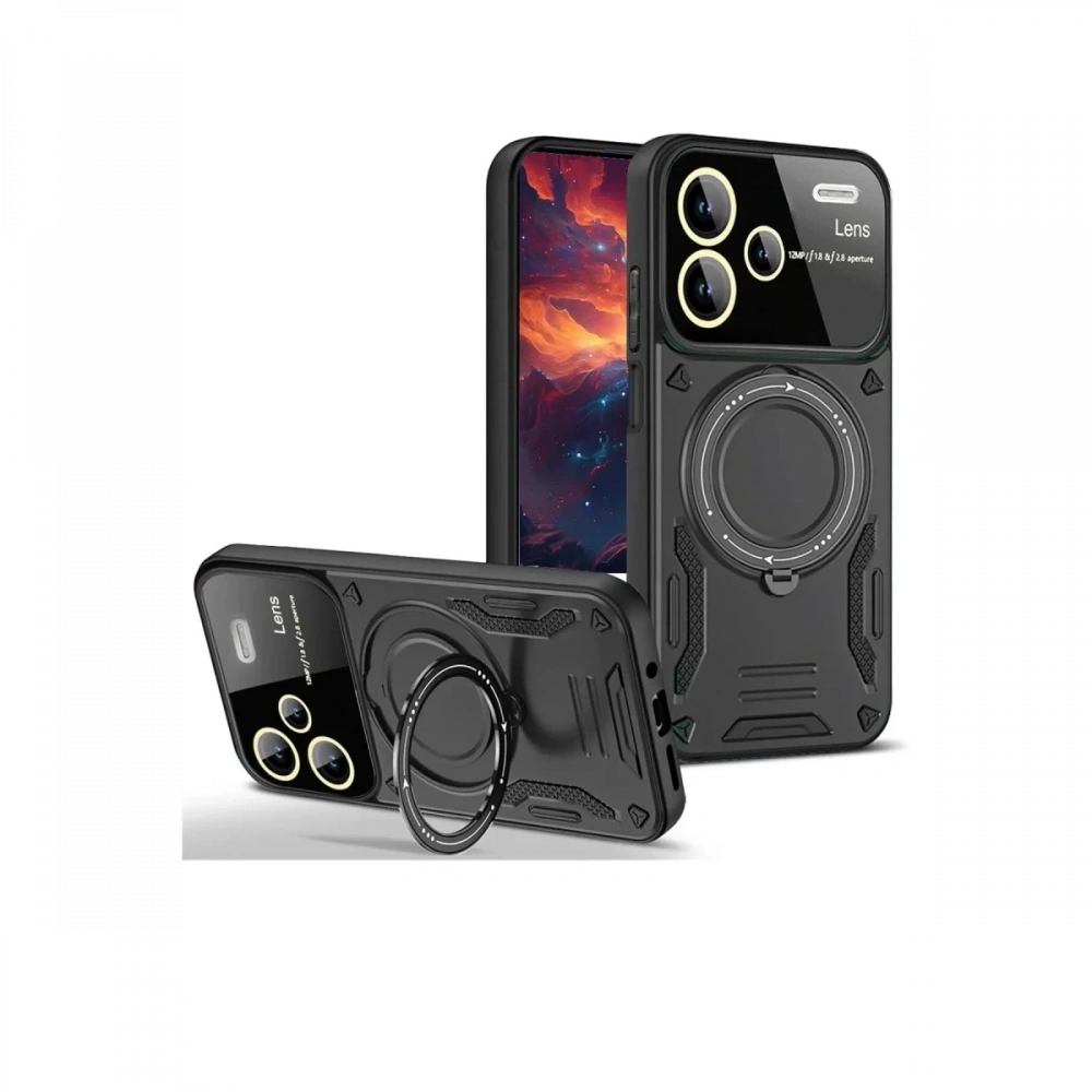 Newface Xiaomi Redmi Note 13 Pro Plus Joy Lens Standlı Kapak