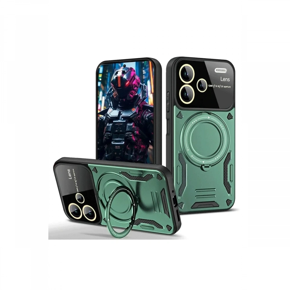 Newface Xiaomi Redmi Note 13 Pro Plus Joy Lens Standlı Kapak