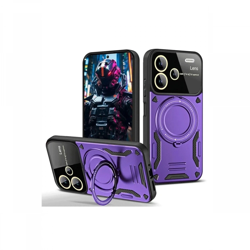 Newface Xiaomi Redmi Note 13 Pro Plus Joy Lens Standlı Kapak