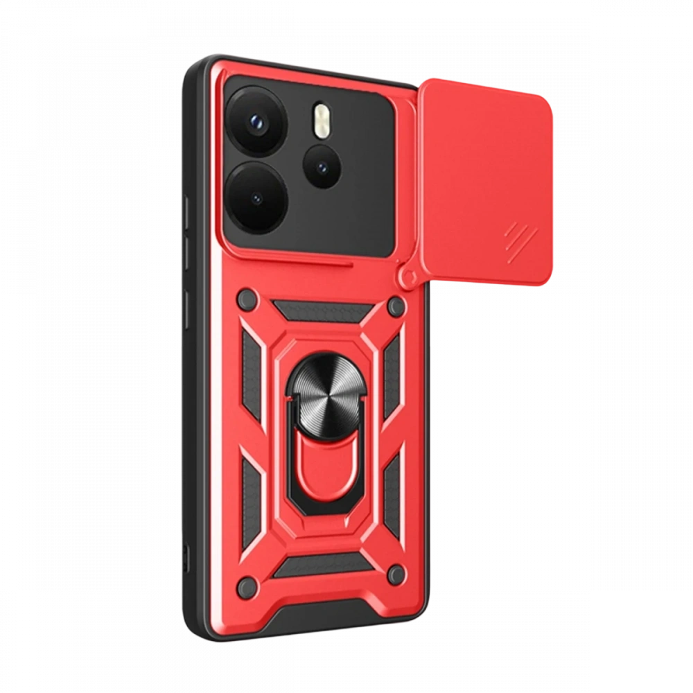 Newface Xiaomi Redmi Note 14 4G Pars Lens Yüzüklü Silikon
