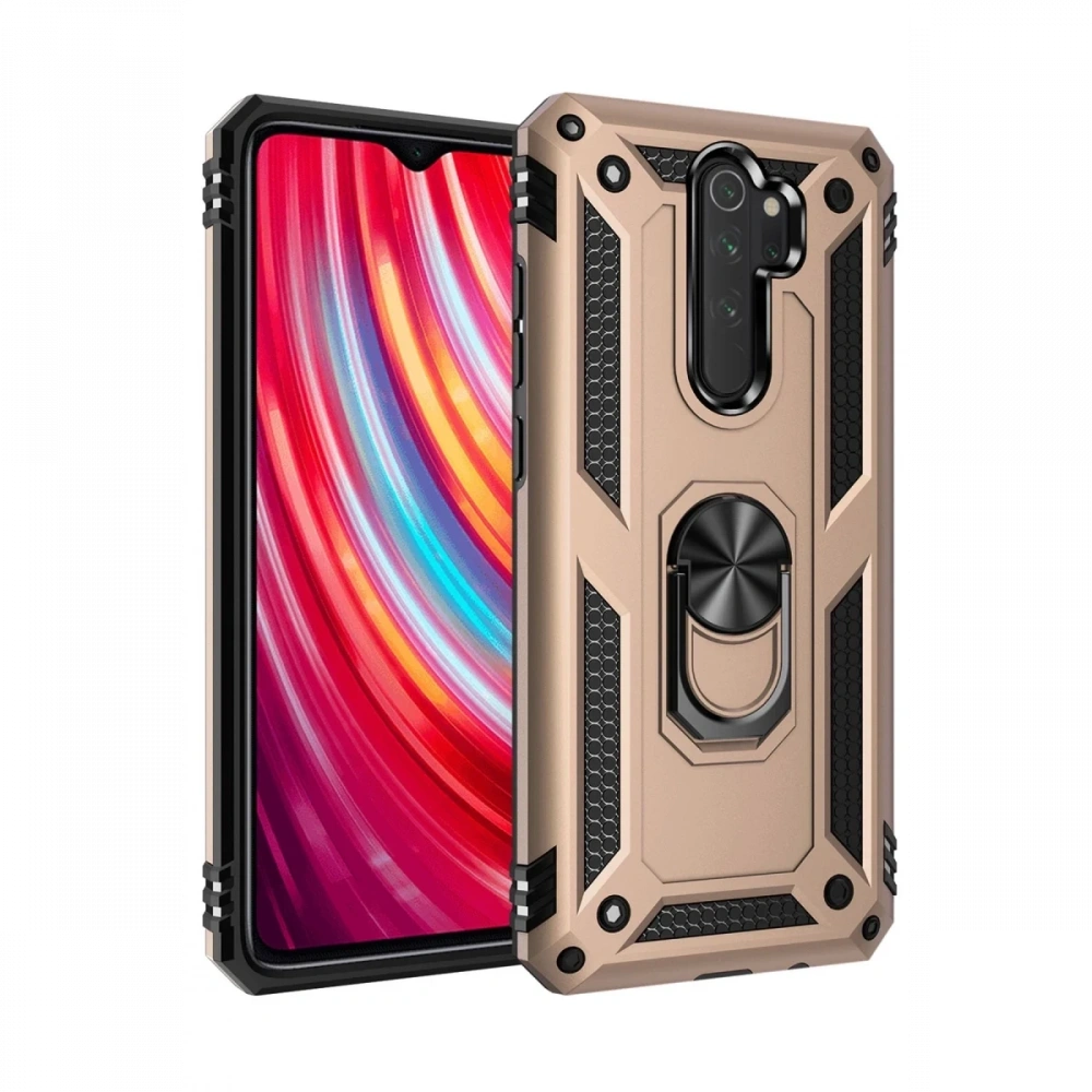 Newface Xiaomi Redmi Note 8 Pro Kılıf Sofya Yüzüklü Silikon Kapak