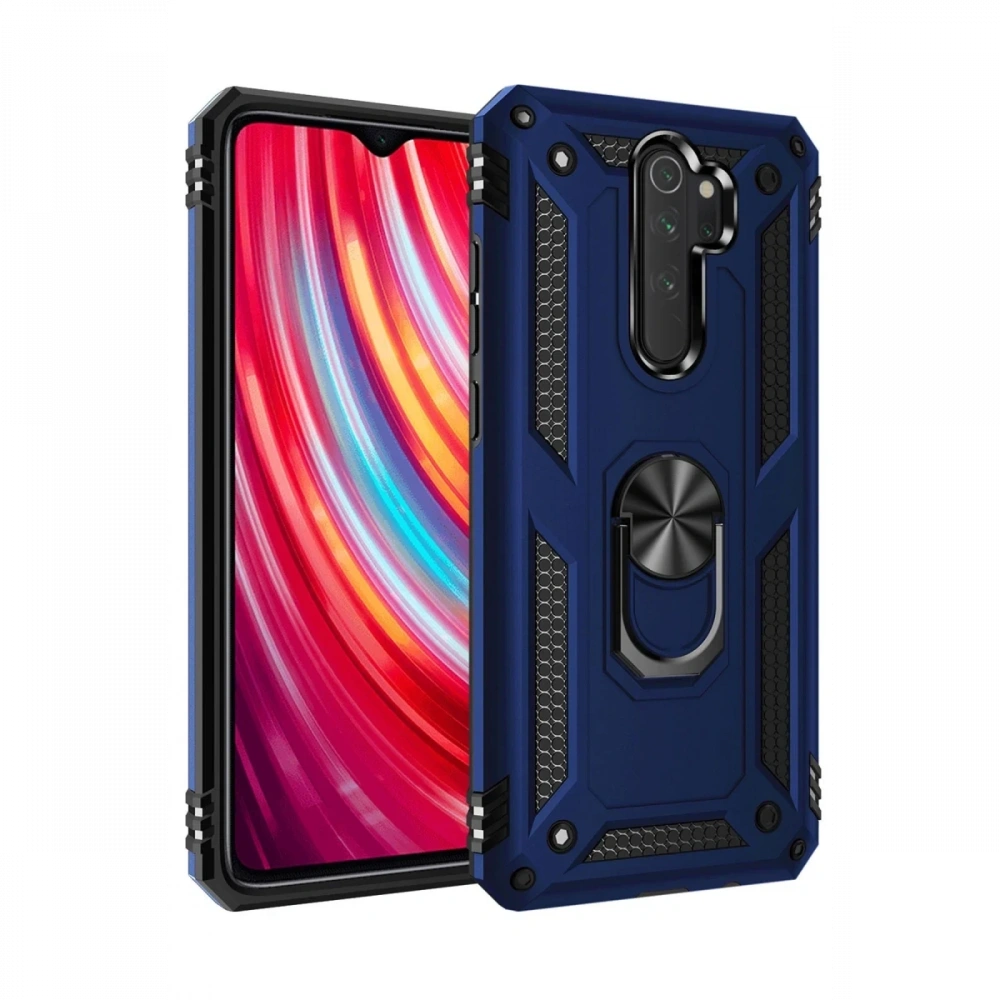 Newface Xiaomi Redmi Note 8 Pro Kılıf Sofya Yüzüklü Silikon Kapak