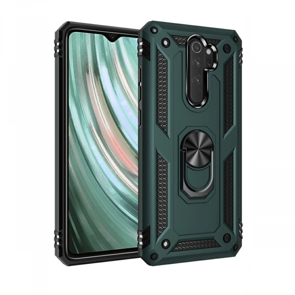 Newface Xiaomi Redmi Note 8 Pro Kılıf Sofya Yüzüklü Silikon Kapak