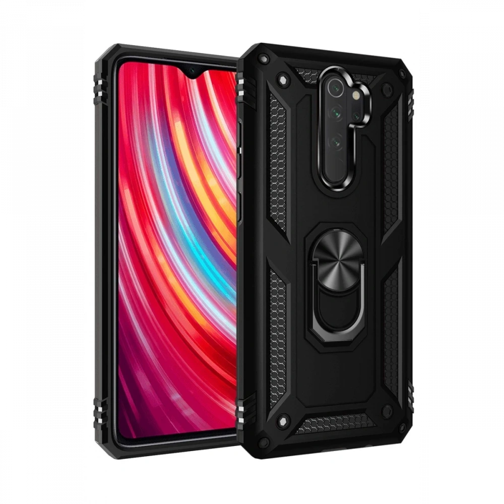 Newface Xiaomi Redmi Note 8 Pro Kılıf Sofya Yüzüklü Silikon Kapak