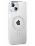 Joko Apple iPhone 14 Move Taşlı Magsafe Kapak - Natural Grey