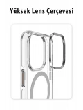 Joko Apple iPhone 14 Pro Kılıf Crystal Magsafe Kapak - Siyah