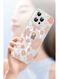 Joko Apple iPhone 14 Pro Max Floral Magsafe Kapak - Pembe