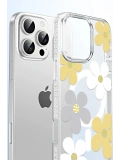 Joko Apple iPhone 14 Pro Max Floral Magsafe Kapak - Pembe