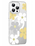Joko Apple iPhone 14 Pro Max Floral Magsafe Kapak - Sarı