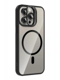 Joko Apple iPhone 14 Pro Max Remim Lensli Magsafe Standlı Kapak - Siyah
