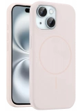 Joko Apple iPhone 15 Kılıf Jully Magsafe Kapak - Pudra