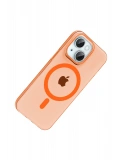 Joko Apple iPhone 15 PC Blank Magsafe Kapak - Turuncu