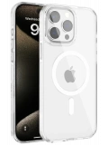 Joko Apple iPhone 15 Pro Gleam PC Sert Magsafe Kılıf - Şeffaf