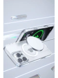 Joko Apple iPhone 15 Pro Gleam PC Sert Magsafe Kılıf - Şeffaf