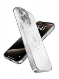 Joko Apple iPhone 15 Pro Max Gleam PC Sert Magsafe Kılıf - Şeffaf-Siyah