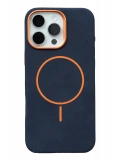 Joko Apple iPhone 15 Pro Max Luno Deri Magsafe Kapak - Mavi