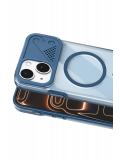 Joko Apple iPhone 15 Zinko Magsafe Kapak - Lacivert