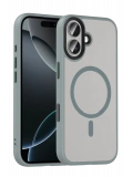 Joko Apple iPhone 16 Megane Magsafe Kapak - Titan Gri
