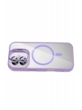 Joko Apple iPhone 16 Plus Remim Lensli Magsafe Standlı Kapak - Lila