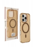 Joko Apple iPhone 16 Pro Max Gleam PC Sert Magsafe Kılıf - Şeffaf-Gold