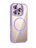 Joko Apple iPhone 16 Pro Max Remim Lensli Magsafe Standlı Kapak - Lila