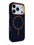 Joko Apple iPhone 17 Pro Luno Deri Magsafe Kapak - Mavi