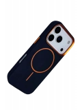 Joko Apple iPhone 17 Pro Max Luno Deri Magsafe Kapak - Mavi