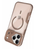 Joko Apple iPhone 17 Pro Max Zinko Magsafe Kapak - Çöl Titanyum
