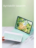 Newface Apple iPad 5 Air 9.7 Kılıf KC01 Smart Klavyeli Tablet Kılıfı - Siyah