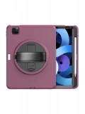 Newface Apple iPad Pro 11 (2018) Kılıf Hand Strap Tablet Kılıfı - Mürdüm
