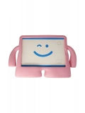 Newface Apple iPad Pro 13 (2024) Karakter Tablet Silikon - Açık Pembe