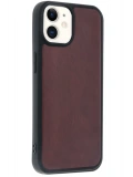 Newface Apple iPhone 11 Kılıf Aras Deri Kapak - Bordo