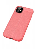 Newface Apple iPhone 11 Kılıf Auto Focus Kapak - Kırmızı