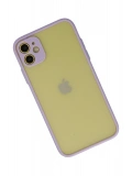 Newface Apple iPhone 11 Kılıf Montreal Silikon Kapak - Mor