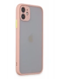 Newface Apple iPhone 11 Kılıf Montreal Silikon Kapak - Pembe