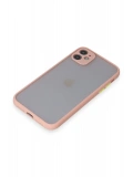 Newface Apple iPhone 11 Kılıf Montreal Silikon Kapak - Pembe