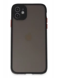Newface Apple iPhone 11 Kılıf Montreal Silikon Kapak - Siyah