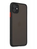Newface Apple iPhone 11 Kılıf Montreal Silikon Kapak - Siyah