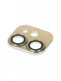 Newface Apple iPhone 11 Pers Alüminyum Kamera Lens - Gold