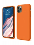Newface Apple iPhone 11 Pro Kılıf First Silikon - Turuncu