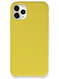 Newface Apple iPhone 11 Pro Kılıf Lansman Legant Silikon - Sarı